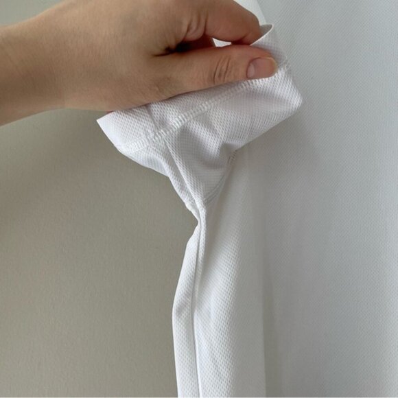 EVERLANE UNIFORM White Mesh T-Shirt Size L - Picture 3 of 6